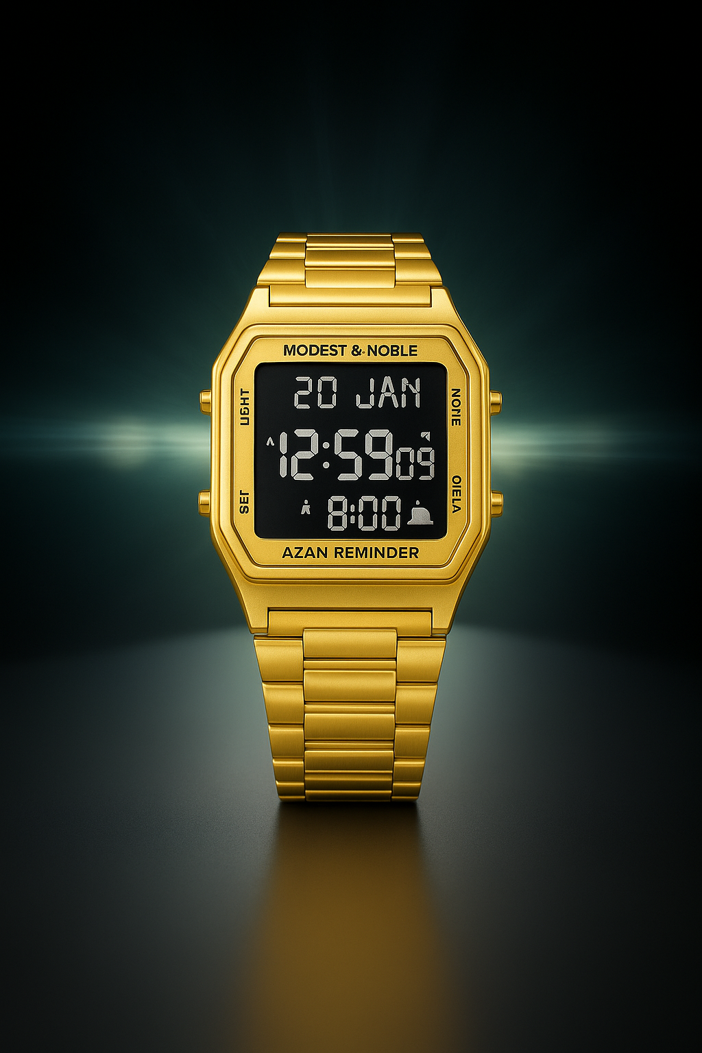 Montres Adhan Qibla GOLD