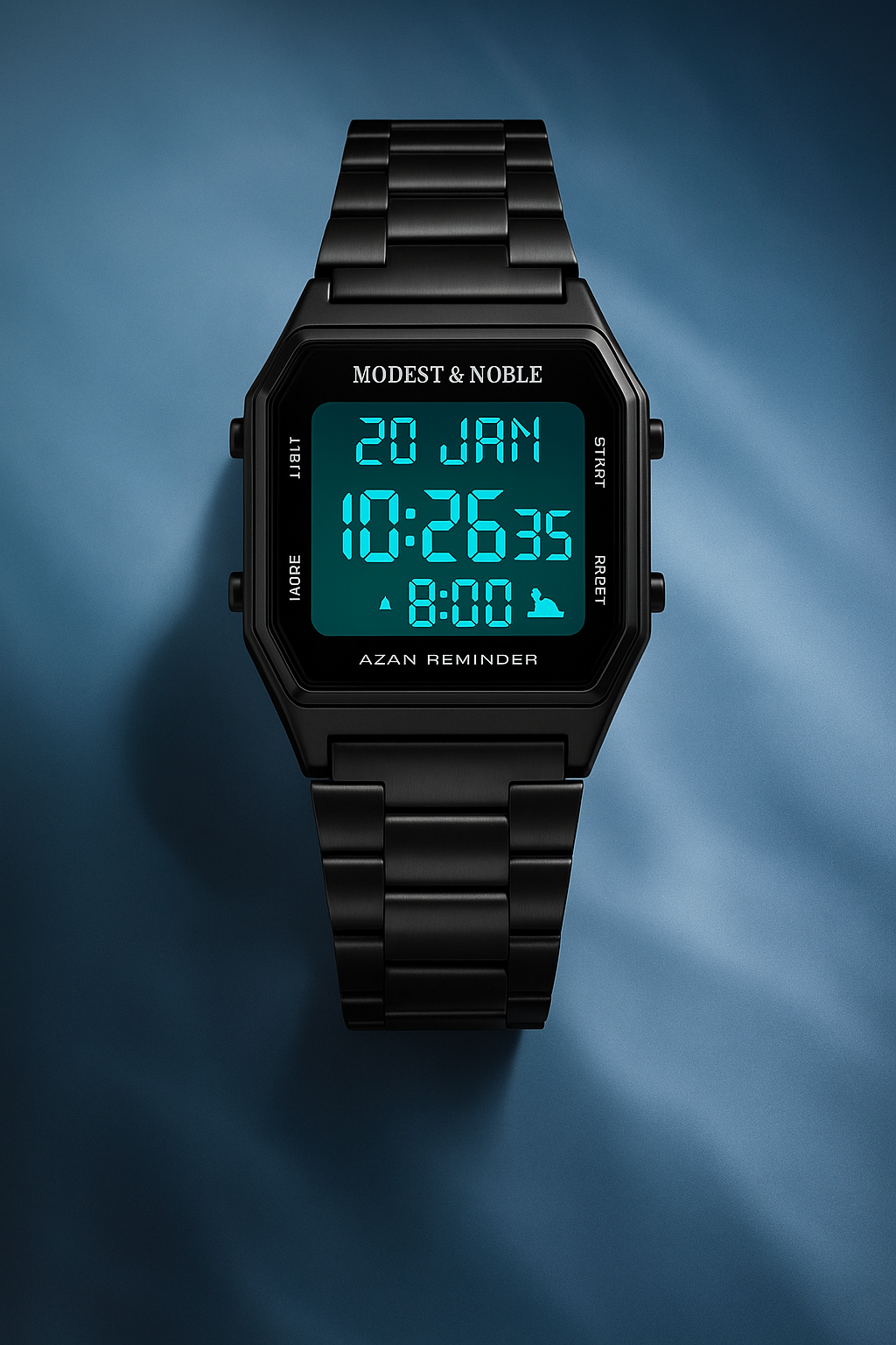 Montres Black Adhan Qibla